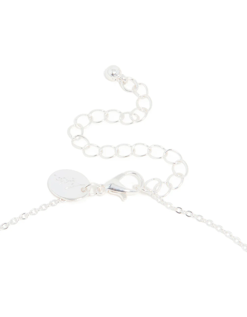 Silver Plated Cubic Zirconia Lovely Pear Drop Necklace - Image 5