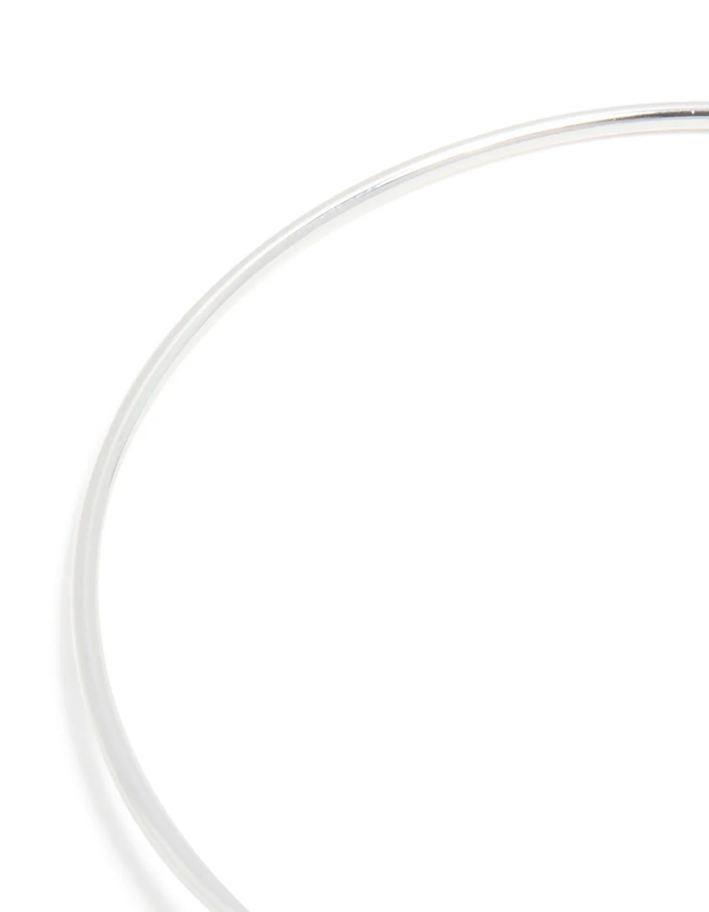 Silver Plated Cubic Zirconia Modern Cross Wrist Cuff - Image 5