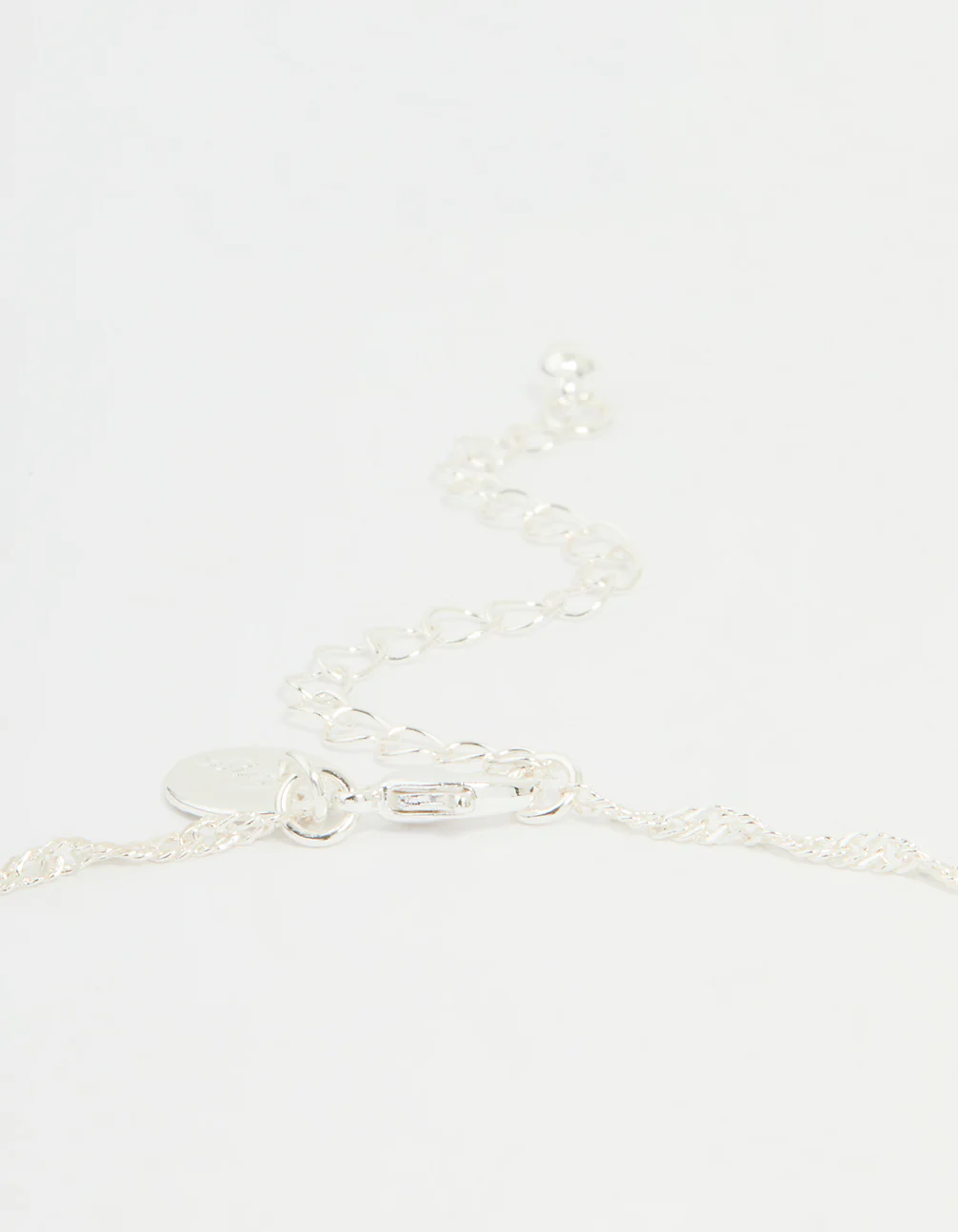 Silver Plated Letter L Heart Locket Necklace - Image 3
