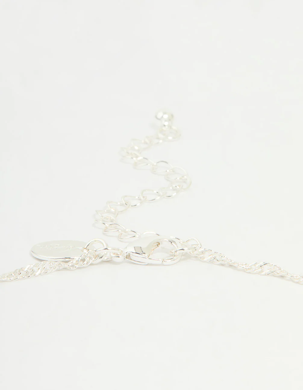 Silver Plated Letter S Heart Locket Necklace - Image 3