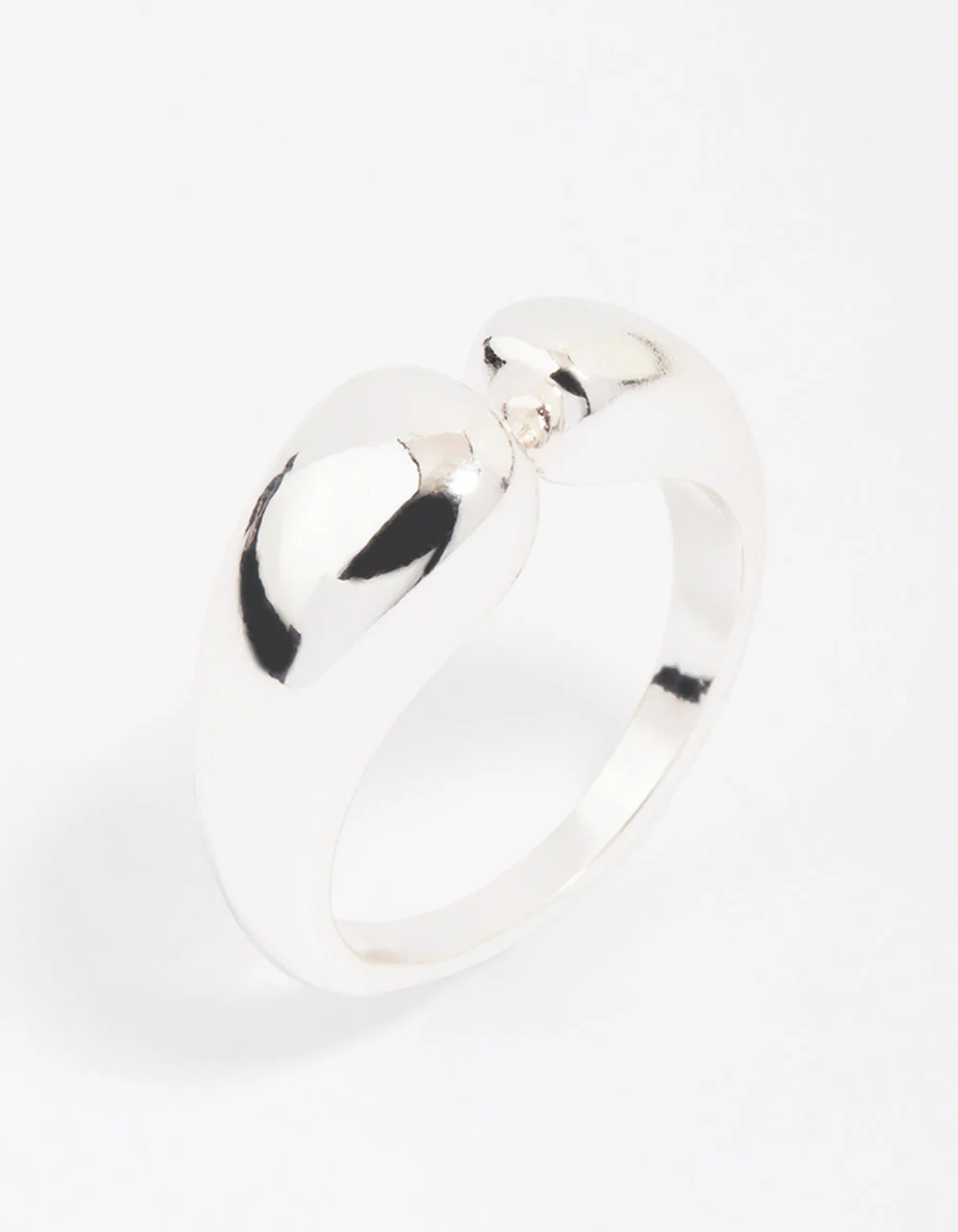 Silver Plated Open Band Ring - Image 2