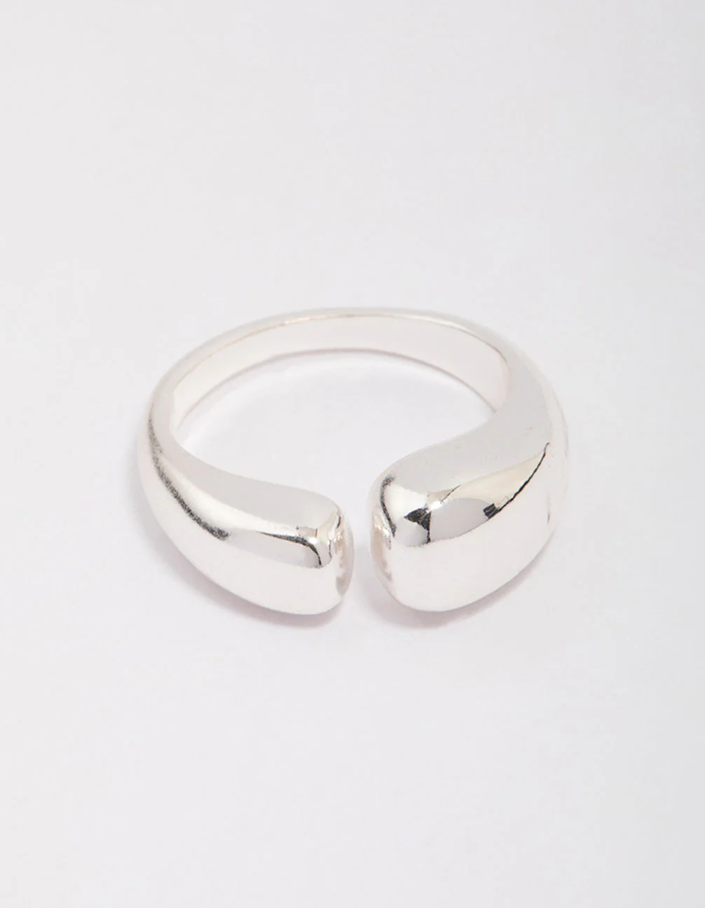 Silver Plated Open Band Ring - Image 3