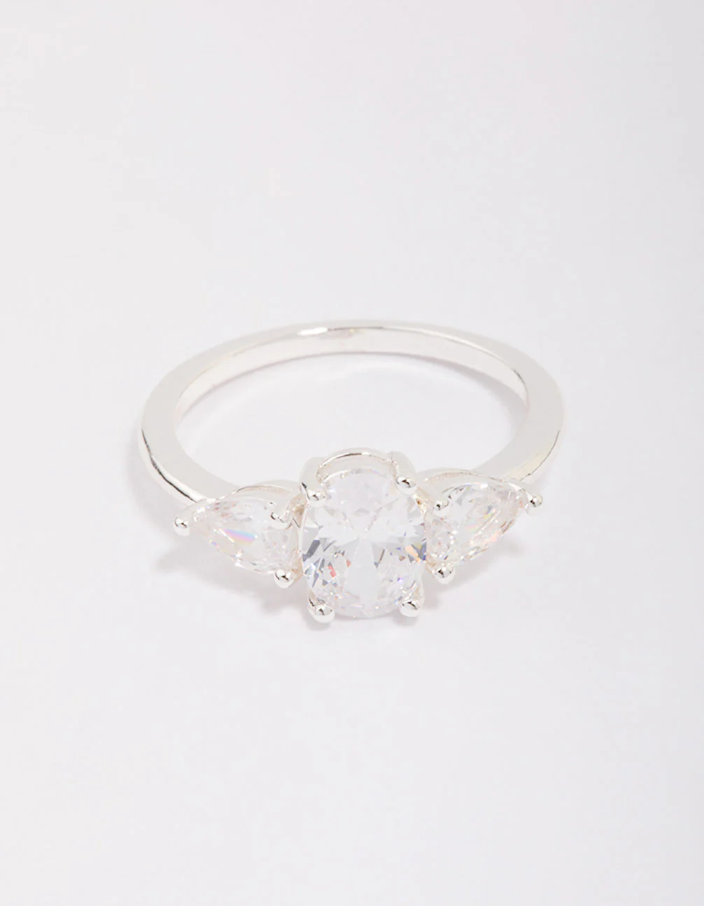 Silver Plated Oval Enchanting Ring - Image 3
