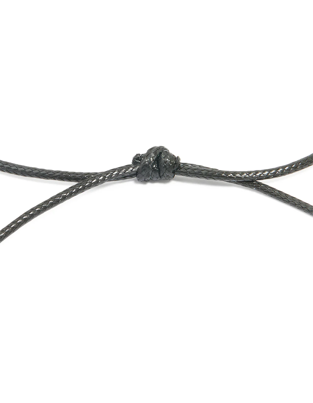 Silver Plated Pebble Cord Large Pendant Necklace - Image 5