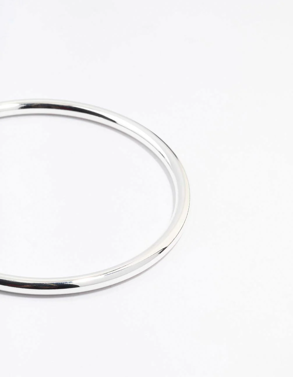 Silver Plated Round Core Bangle - Image 2