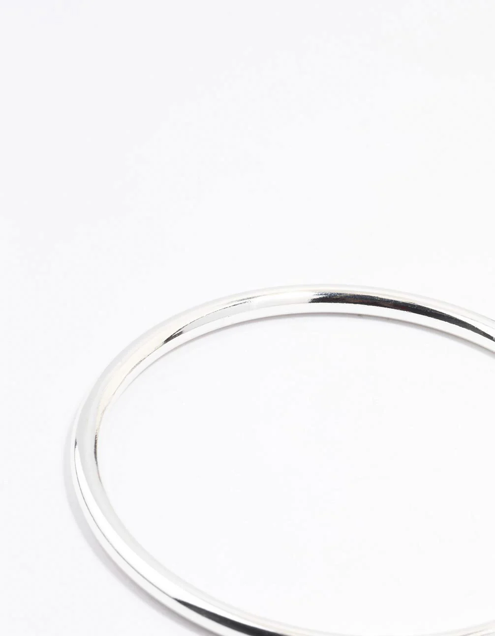 Silver Plated Round Core Bangle - Image 3