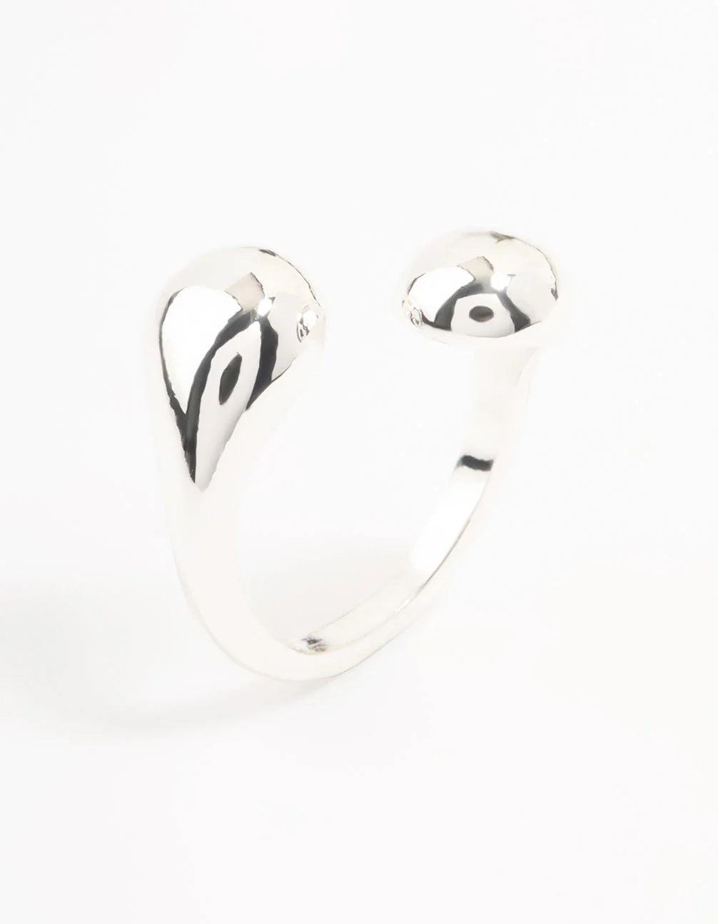 Silver Plated Sphere Wrapped Ring - Image 2