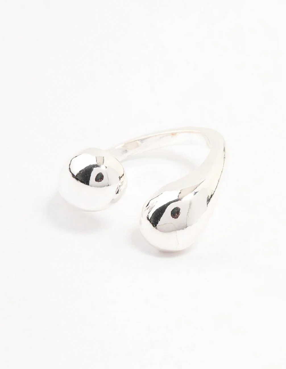 Silver Plated Sphere Wrapped Ring - Image 3
