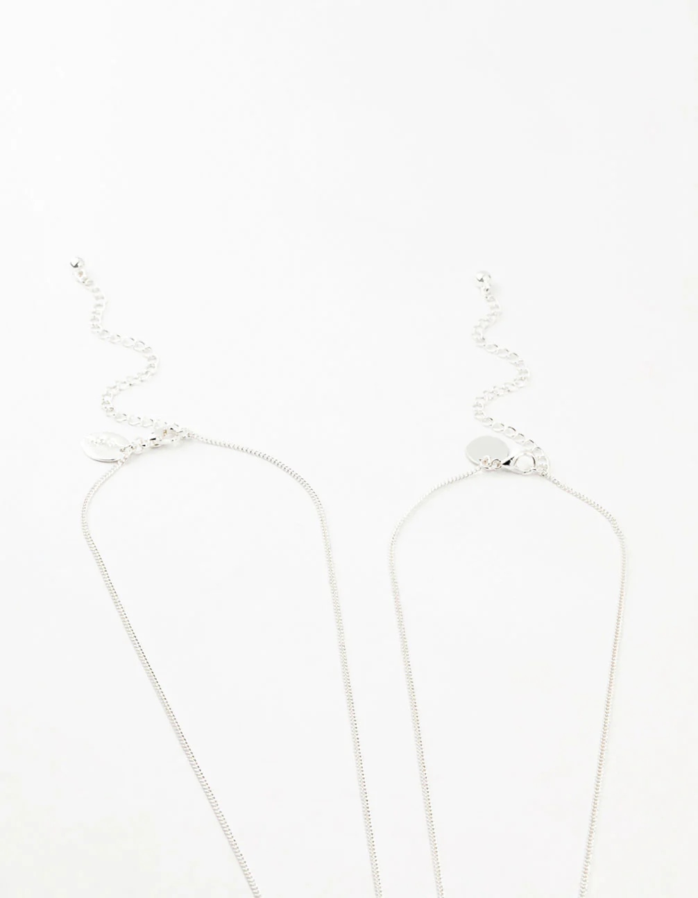 Silver Plated Wing & Diamante Cross Necklace - Image 5