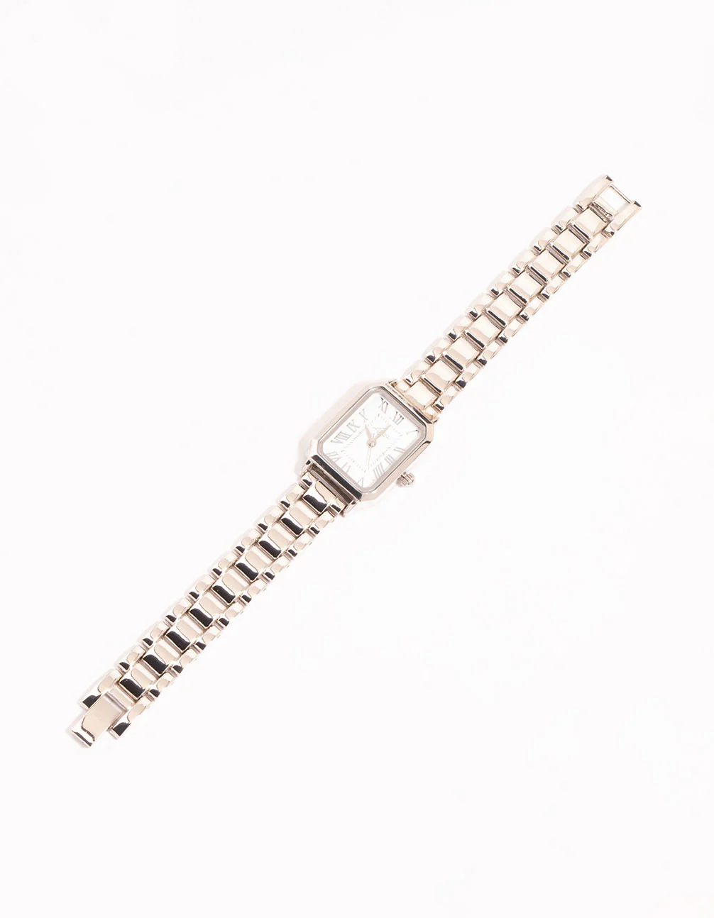 Silver Rectangle Watch - Image 2