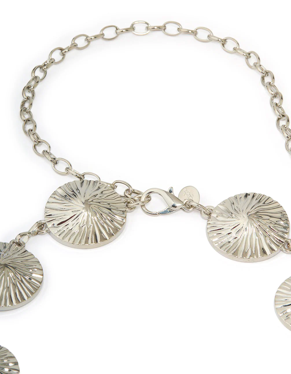 Silver Ridged Disc Belt - Image 3