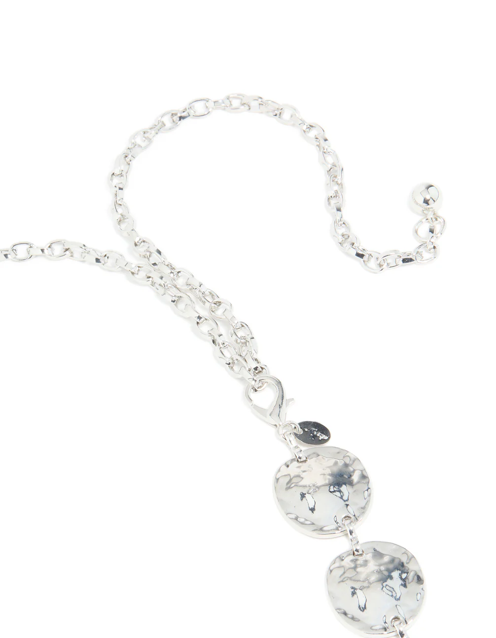 Silver Round Molten Coin Belt - Image 3