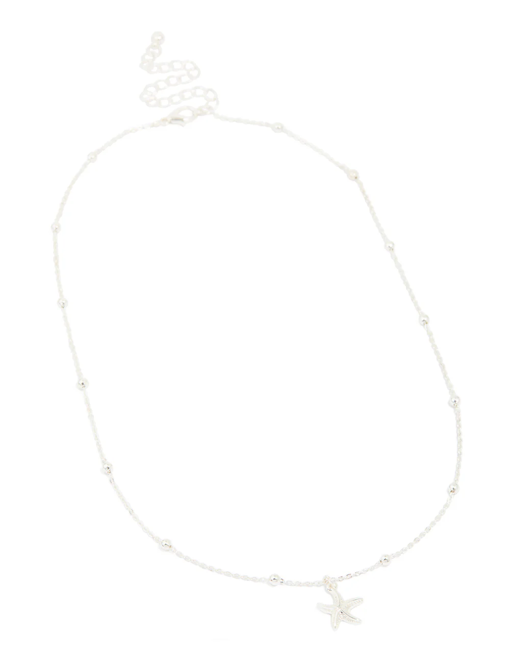 Silver Star Pendant Necklace - Image 2
