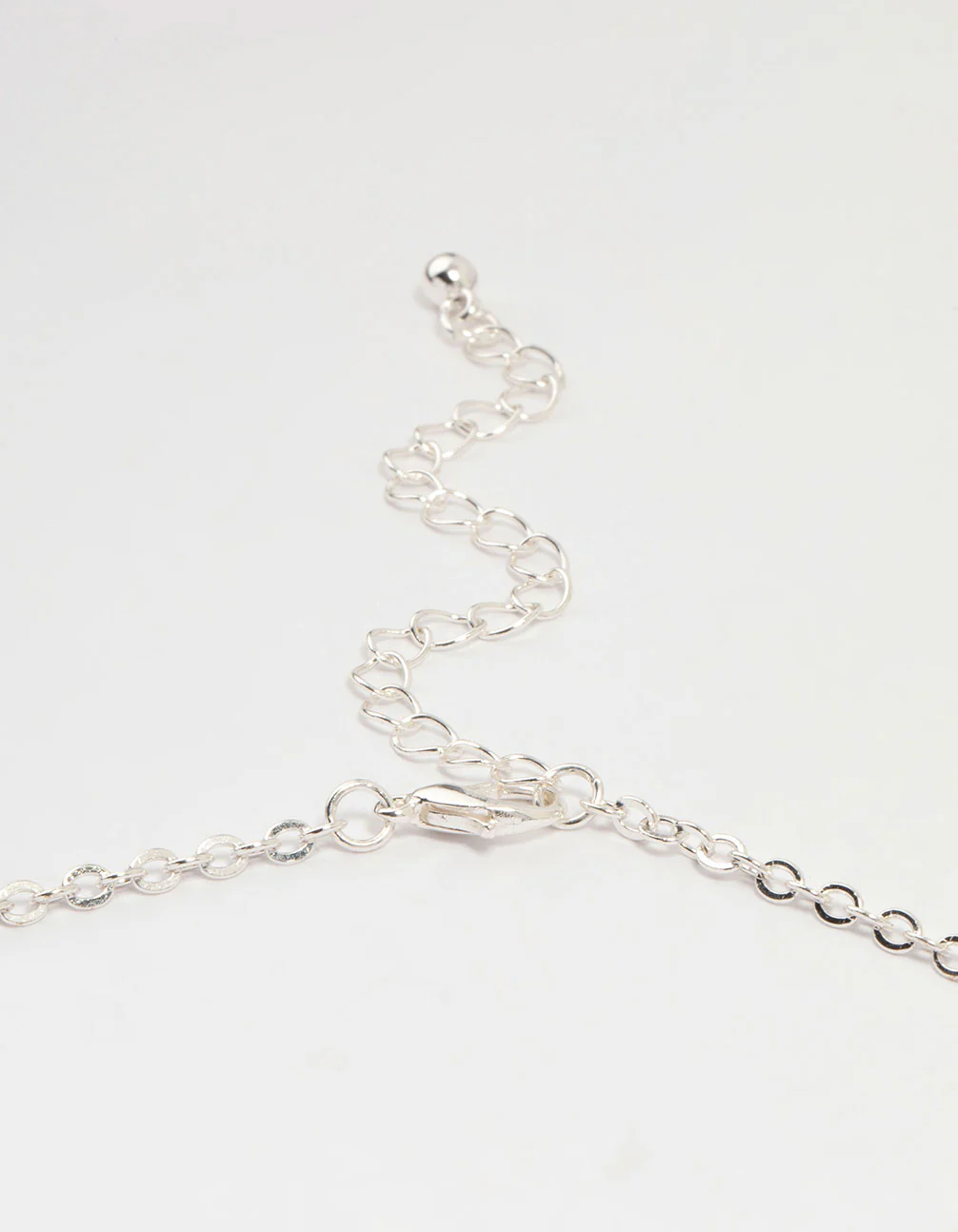 Silver Thin Choker Necklace - Image 5