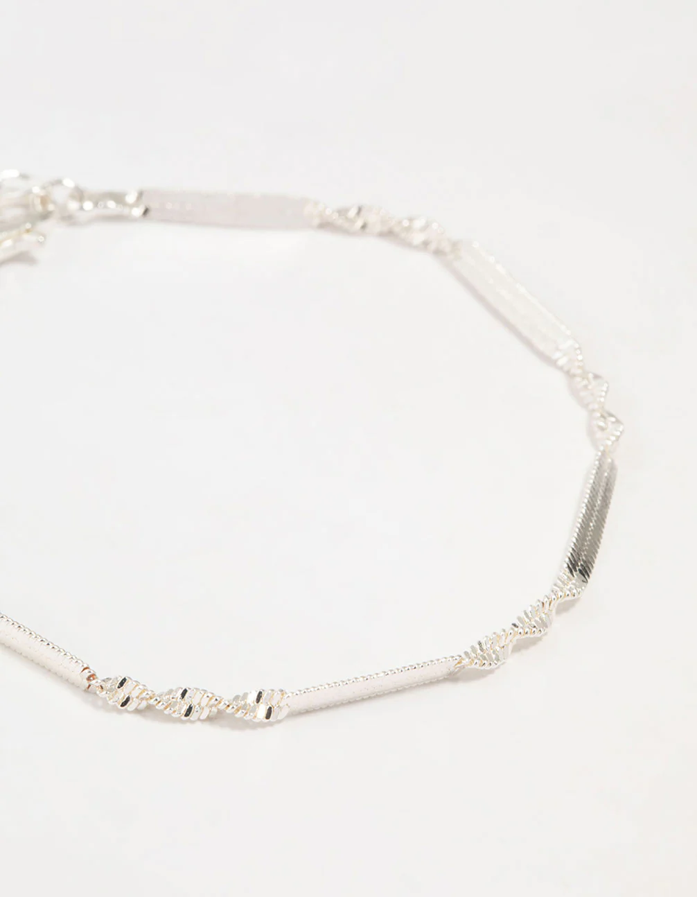 Silver Twist Tab Bracelets 2-Pack - Image 3
