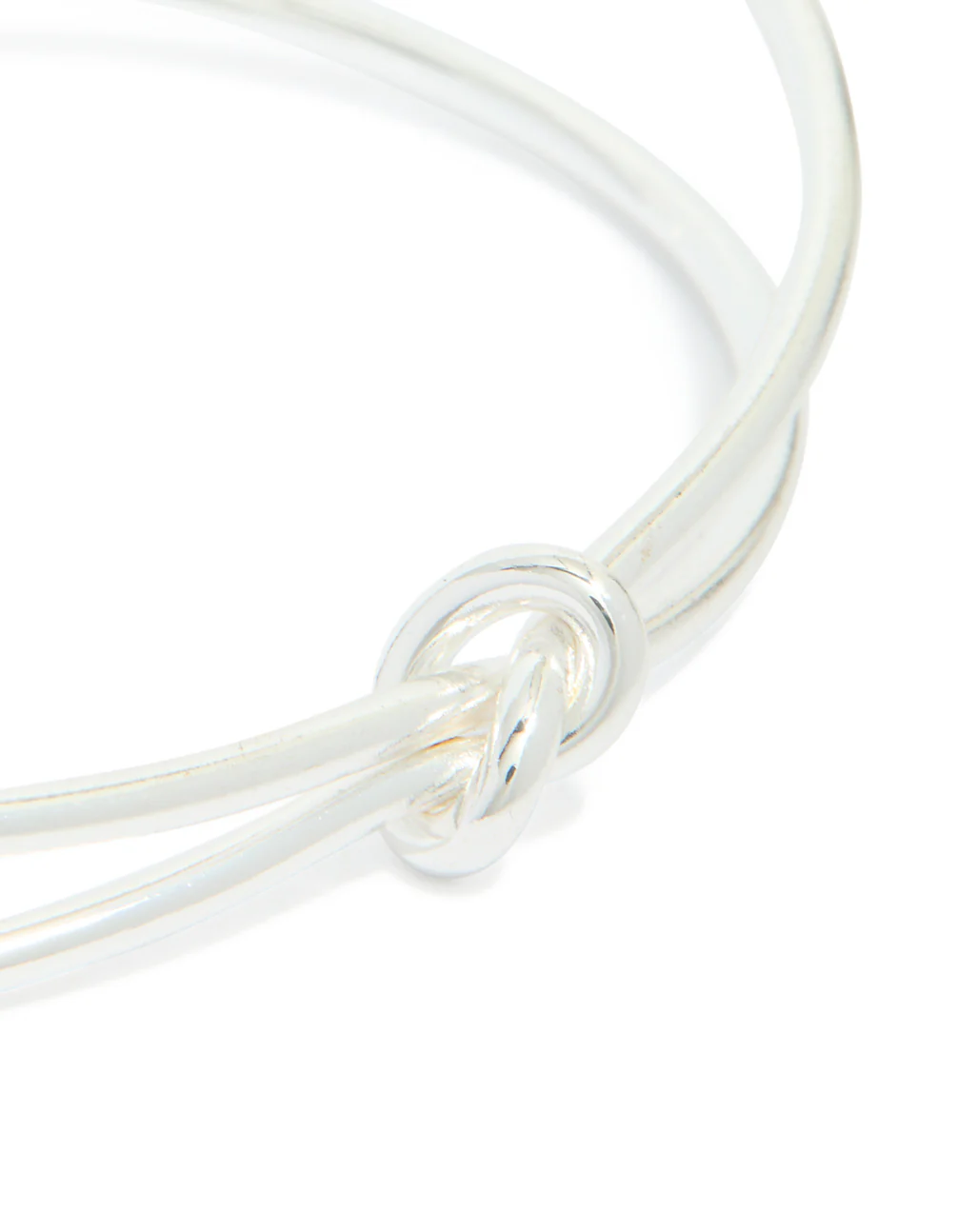 Silver Twisted Wrist Cuff - Image 2