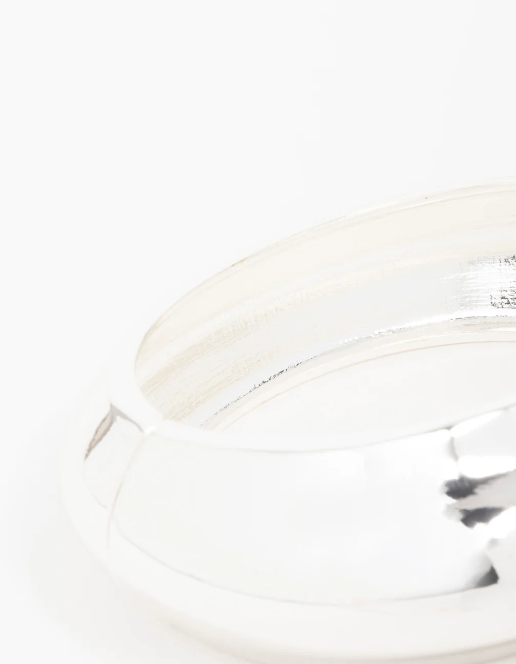 Silver Wide Wrist Cuff - Image 3