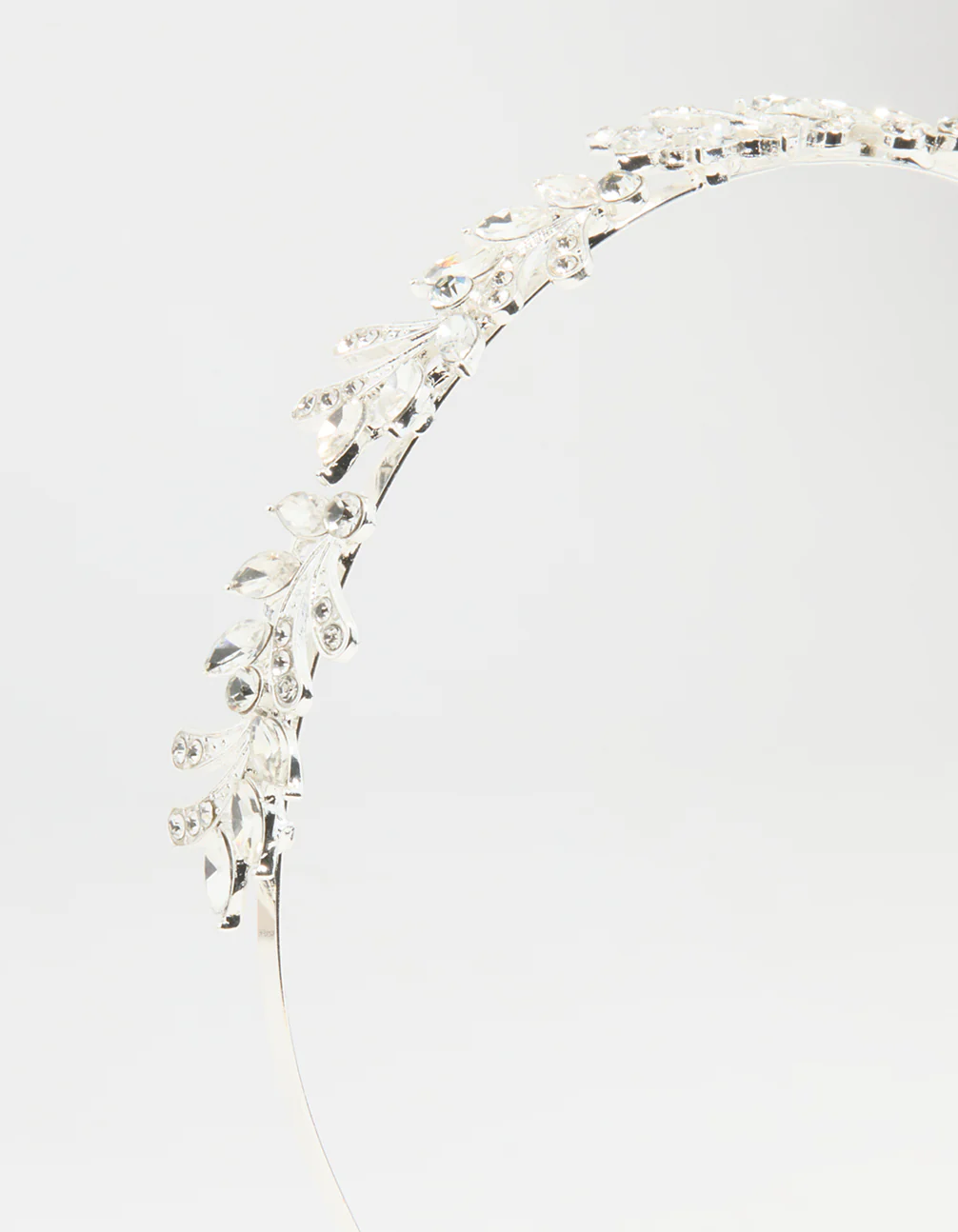 Silver Winding Leaves Headband - Image 2