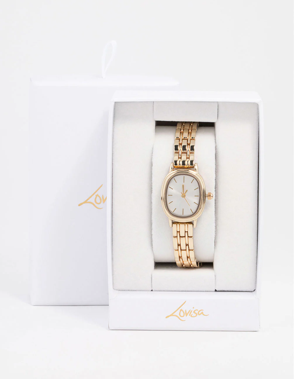 Small Gold Oval Watch - Image 3