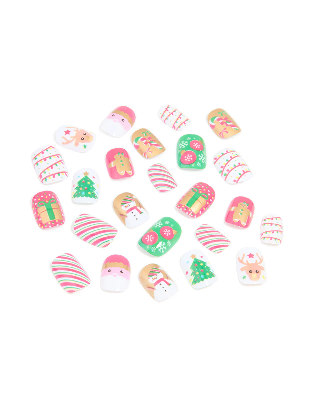 Snowman & Bauble Press-On Nail Set - Image 2