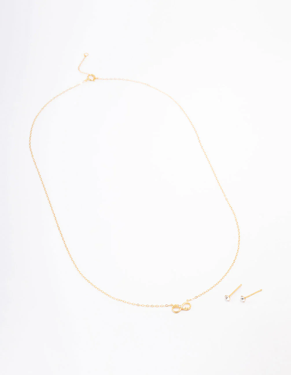 Gold Plated Sterling Silver Infinity Jewellery Set - Image 3