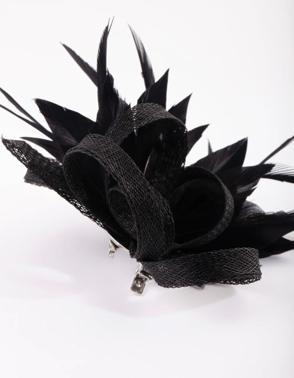 Black Feather Clip - Image 3