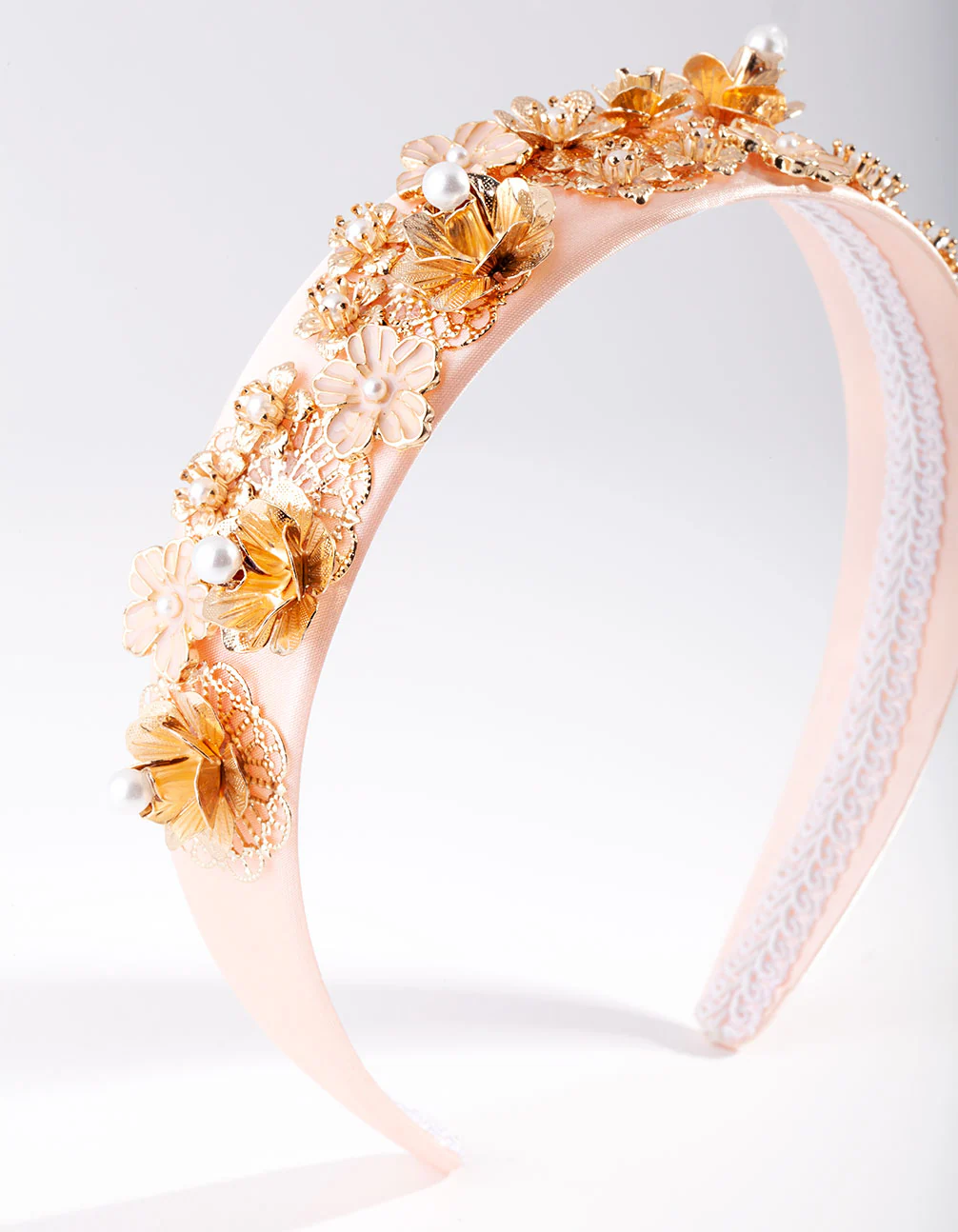 Flower Cluster Embellished Headband - Image 2