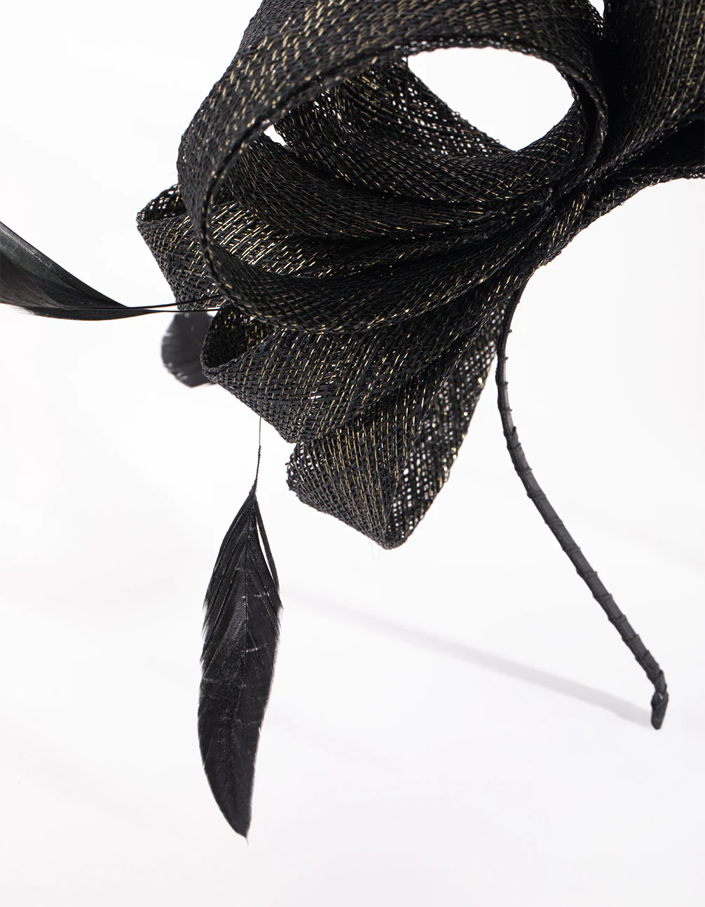 Metallic Feather Alice Band - Image 2
