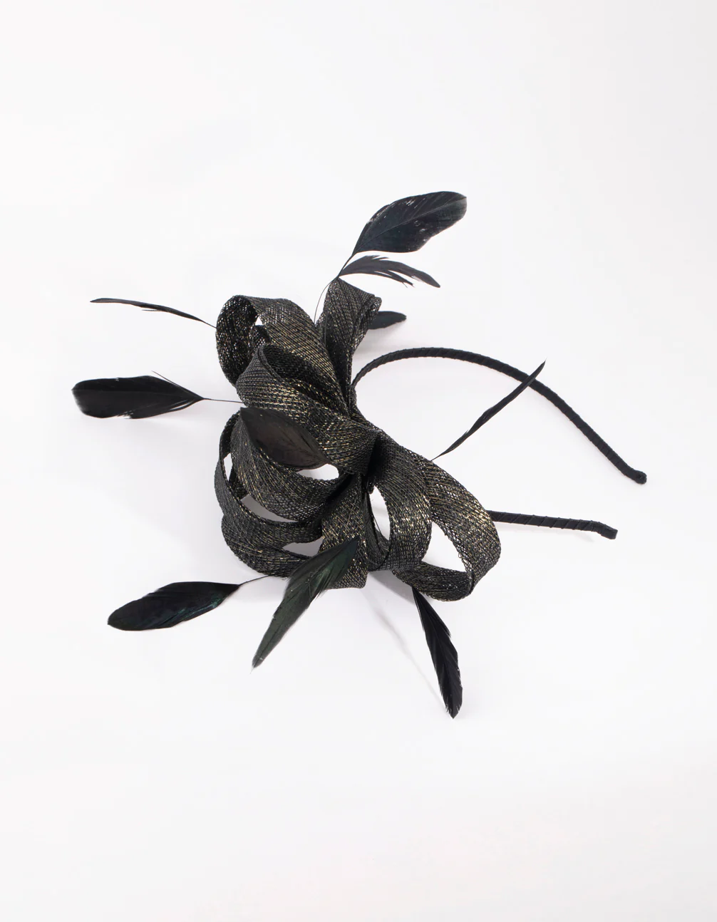 Metallic Feather Alice Band - Image 3