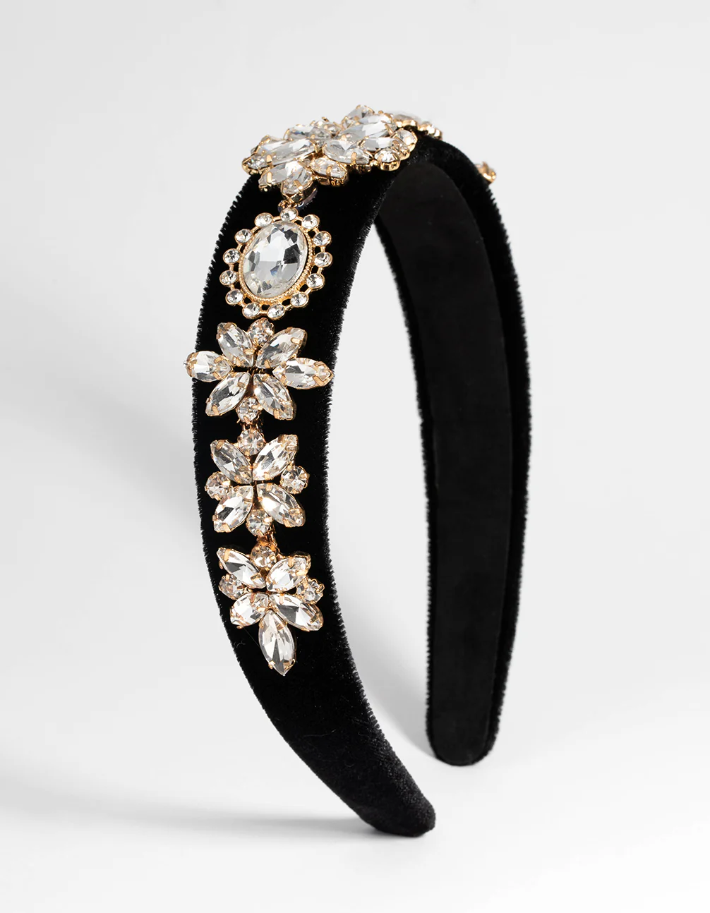 Black Diamante Headband - Image 2