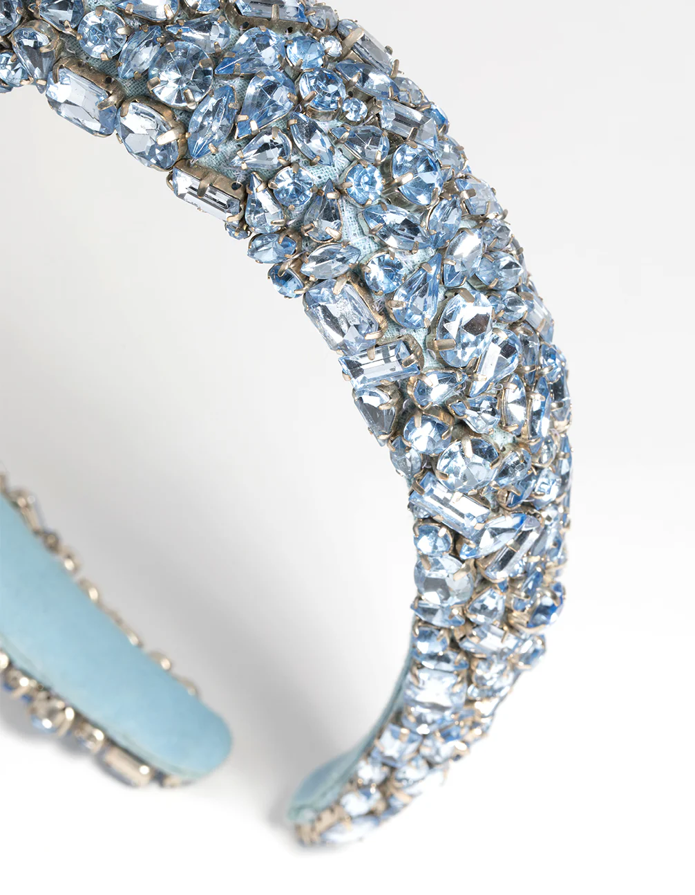Blue Padded Alice Band - Image 2