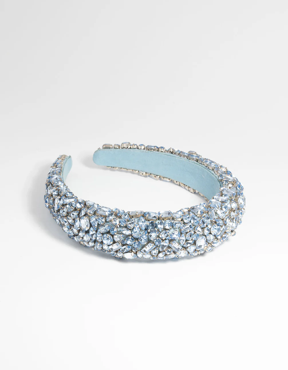 Blue Padded Alice Band - Image 3