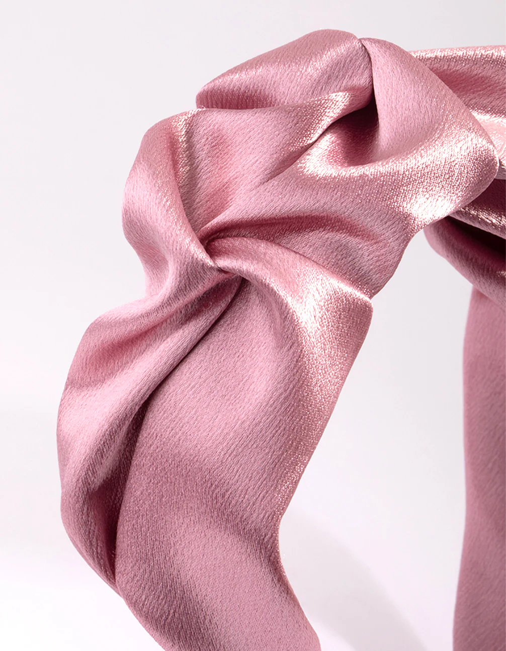 Pink Ruched Detail Alice Band - Image 2