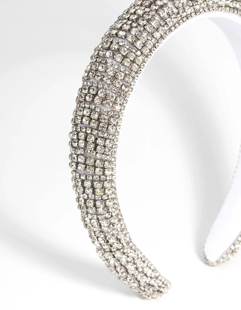 Diamante Padded Alice Band - Image 2