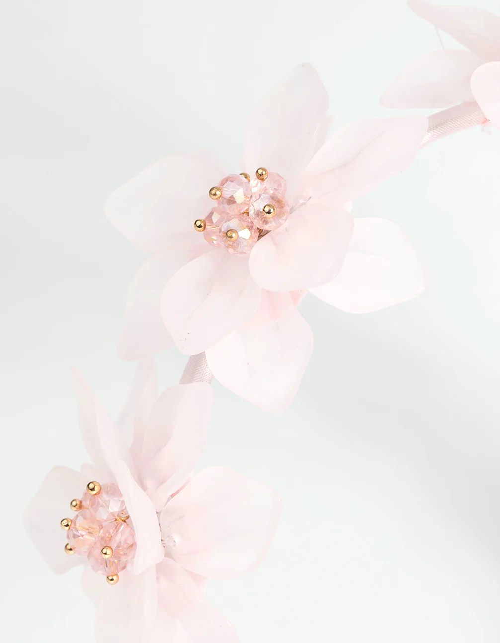 Frosted Flower Acrylic Alice Band - Image 2