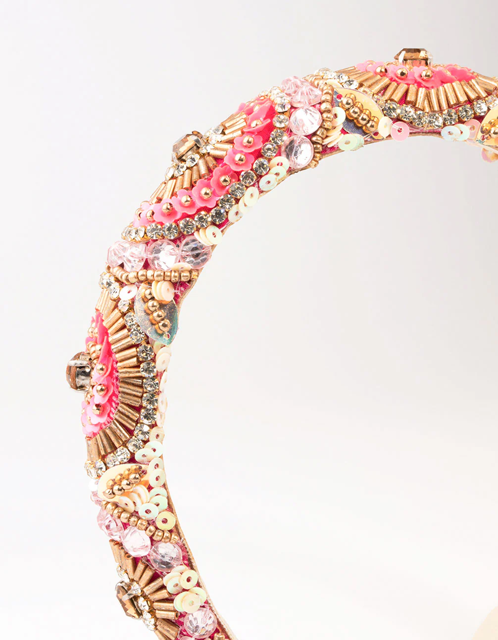 Beaded Diamante Headband - Image 2