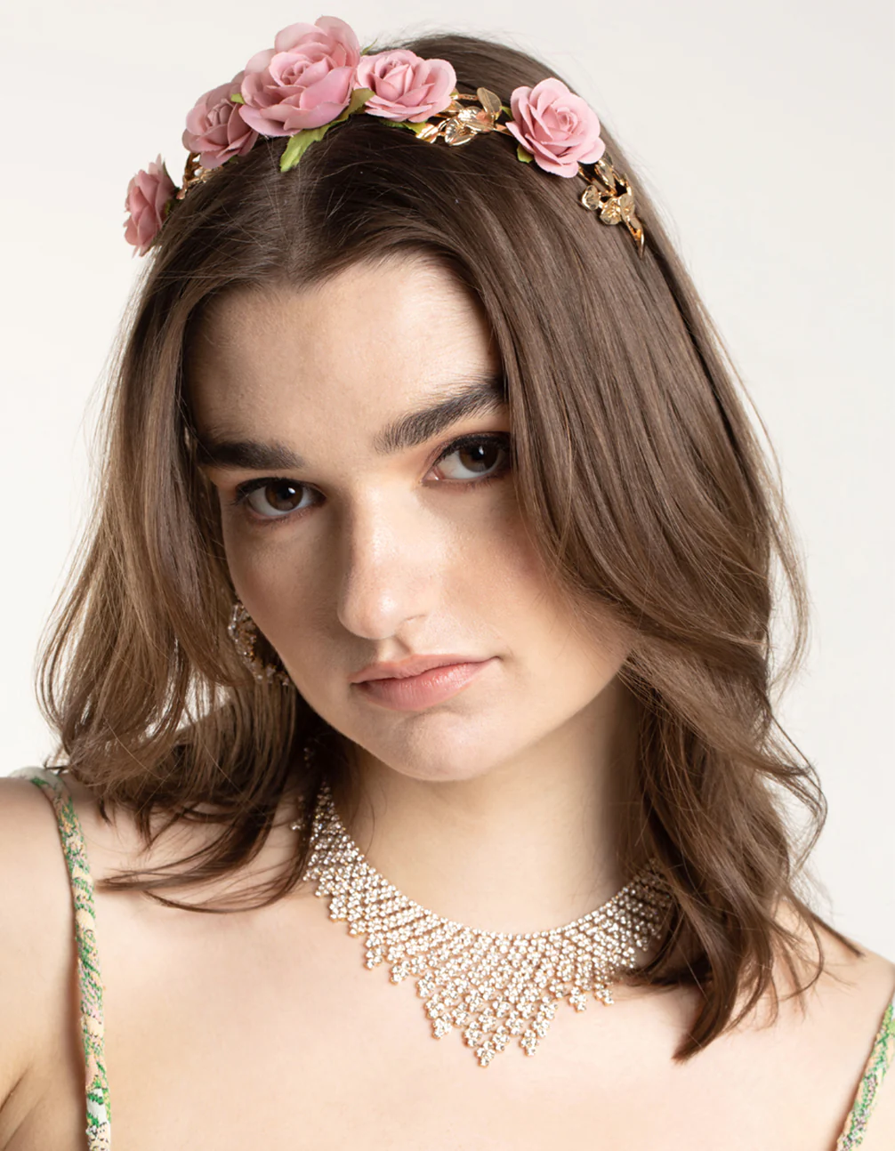 Pink Rose Headband - Image 2