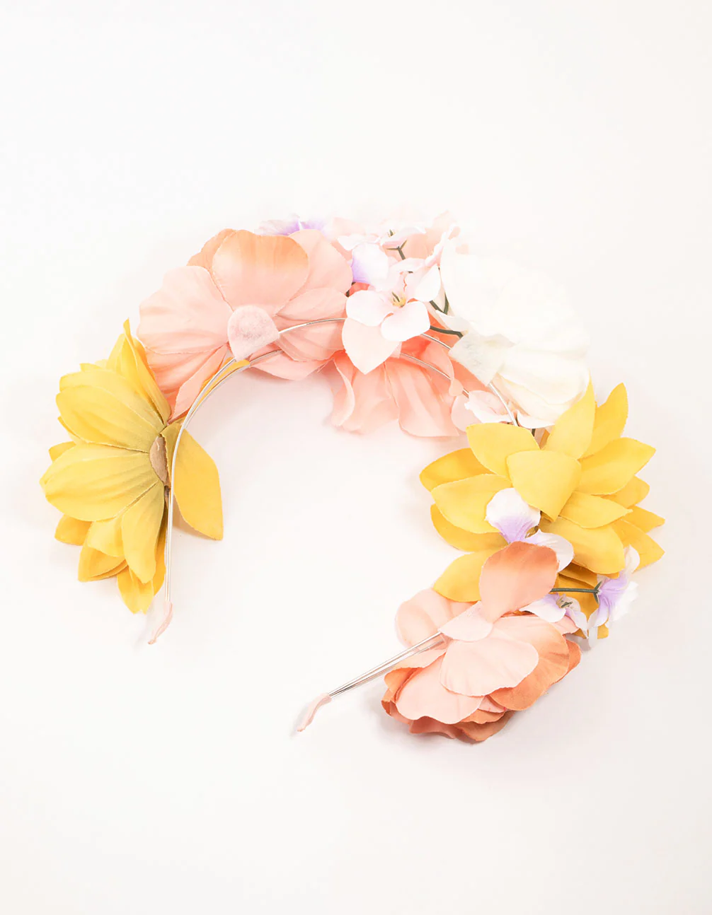 Multi Colour Large Flower Headband - Image 3