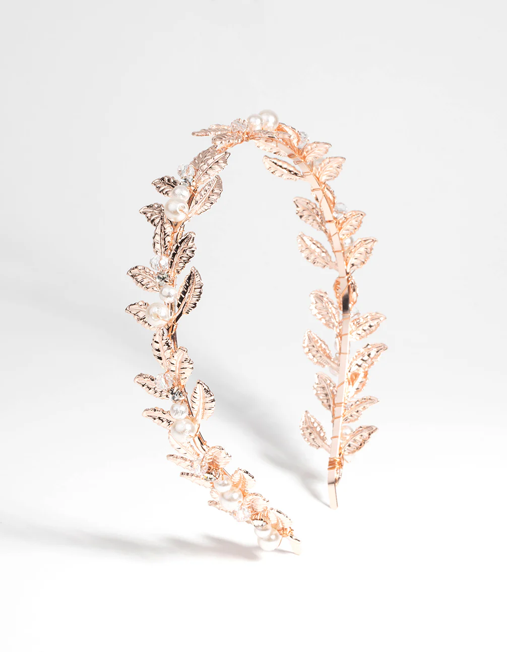 Rose Gold Vine & Pearl Alice Band - Image 2