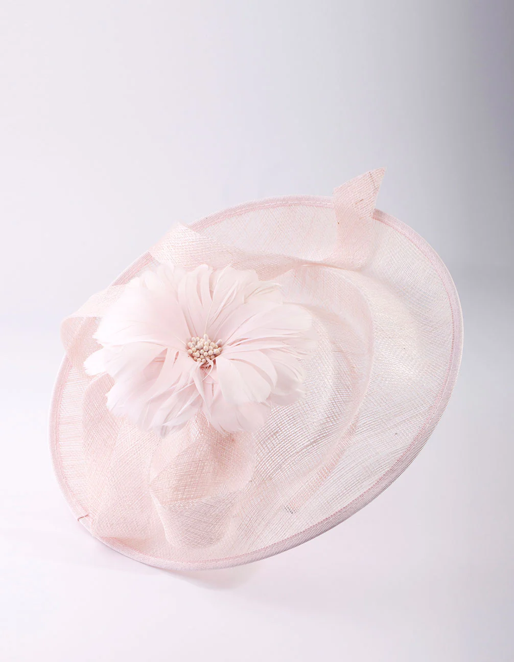 Blush Floral Boater Alice Band - Image 2