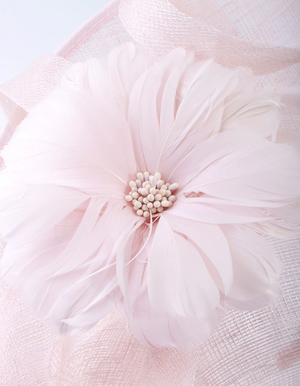 Blush Floral Boater Alice Band - Image 3
