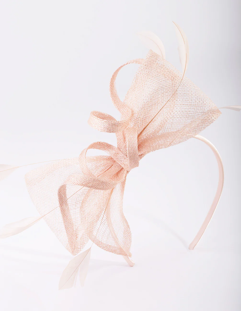 Blush Bow & Swirl Alice Band - Image 2