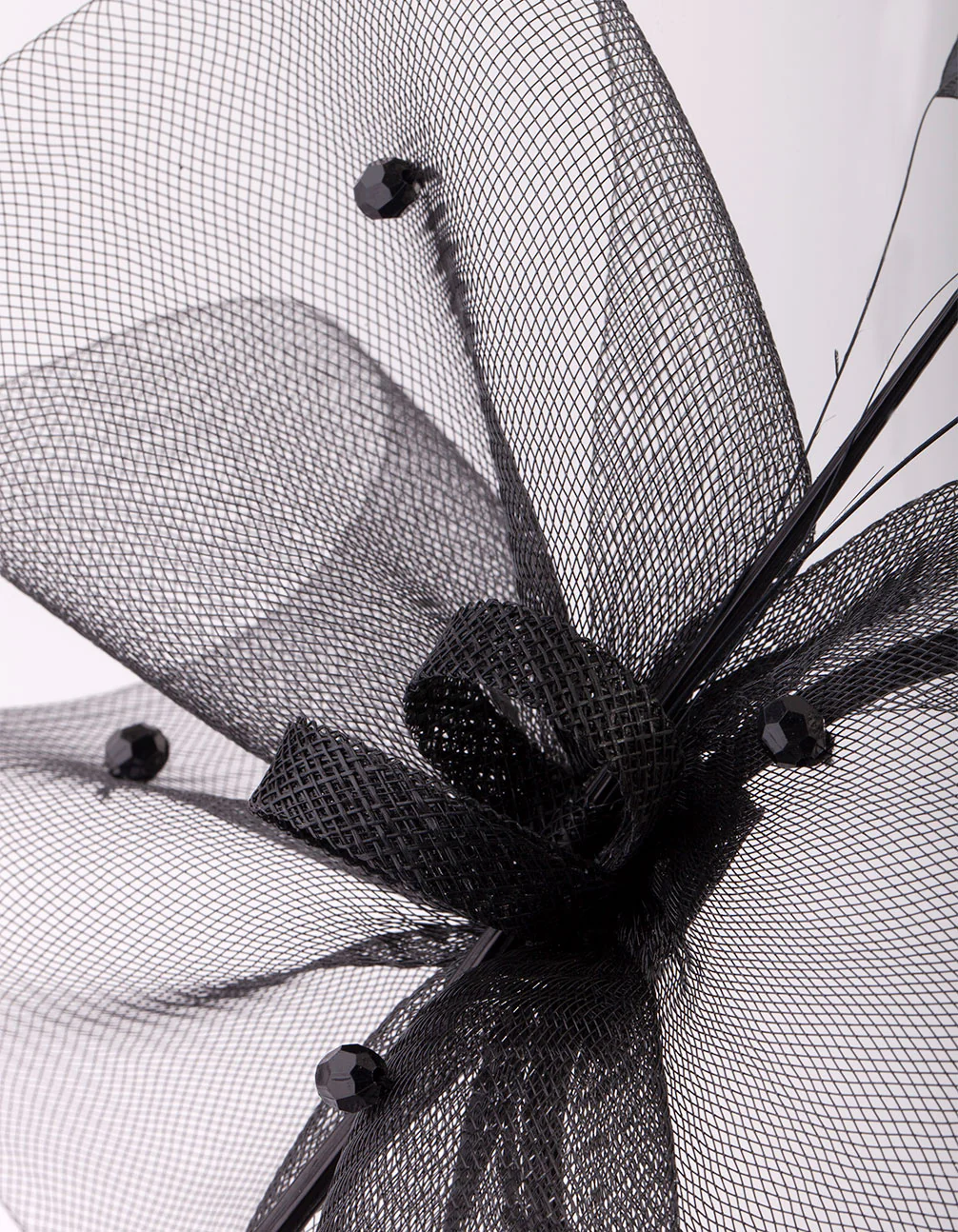 Black Quill Fascinator - Image 3