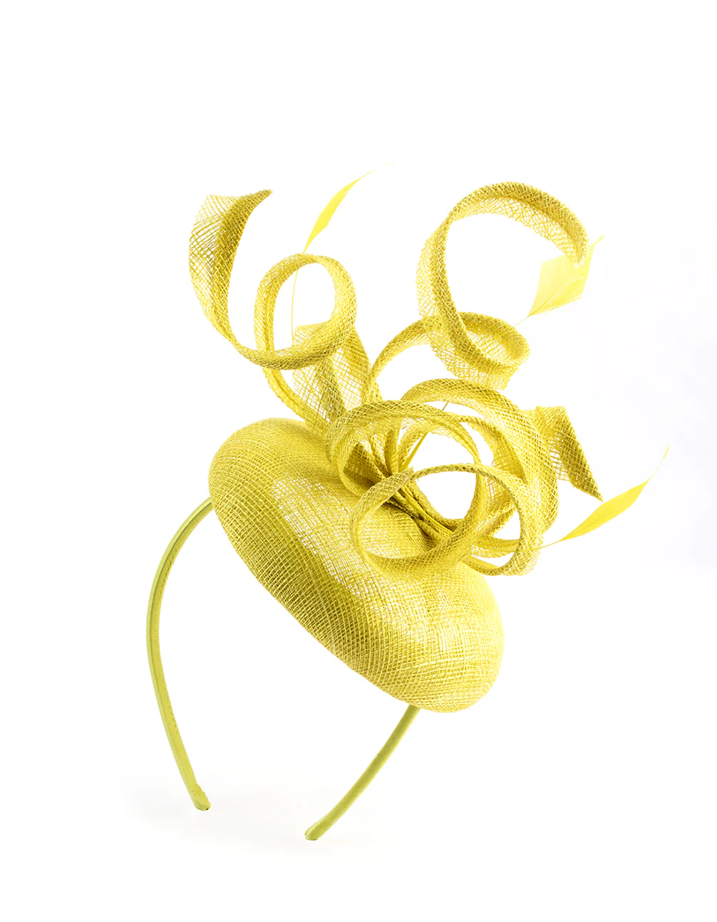 Swirl Sinamay Pillbox Fascinator - Image 3