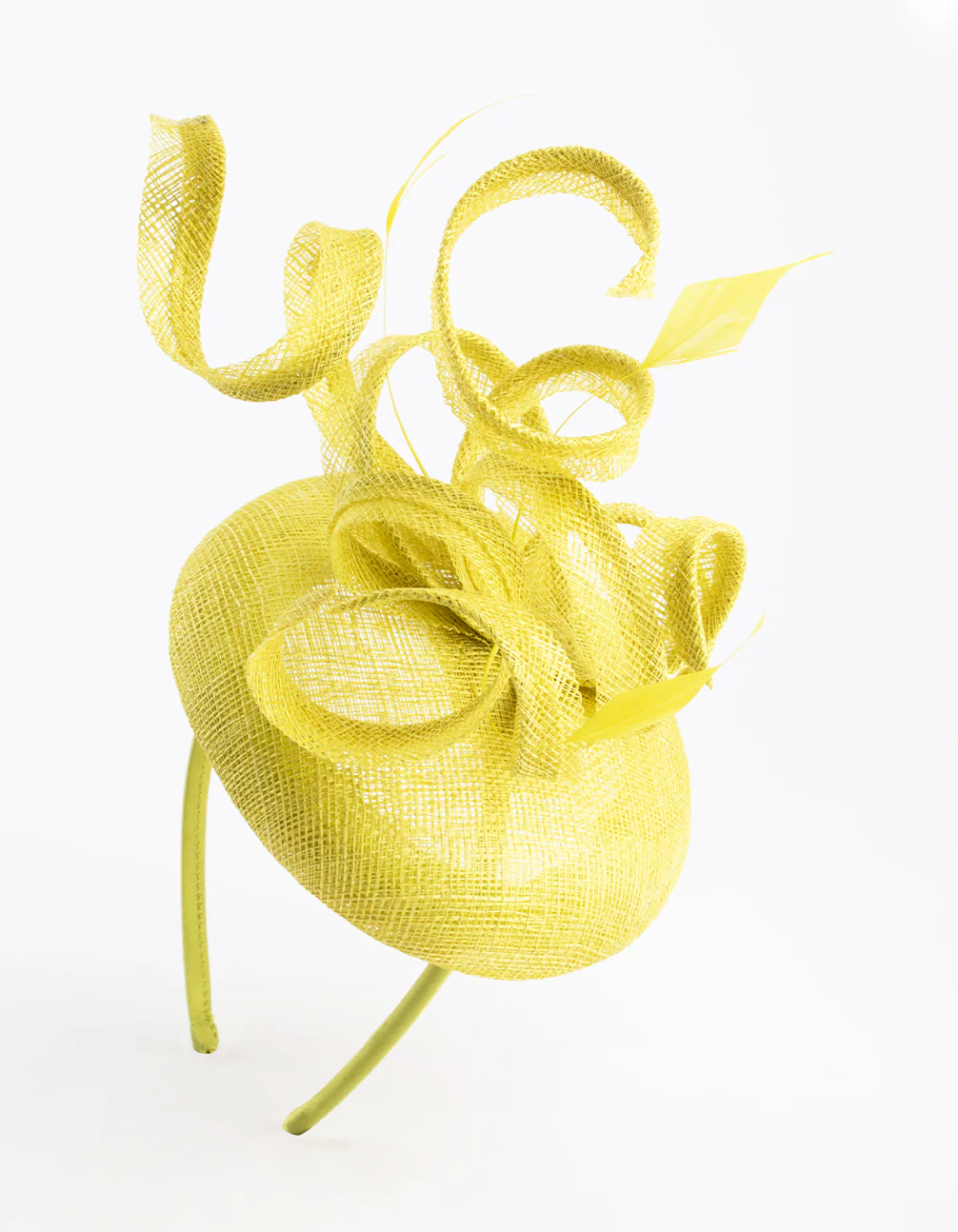 Swirl Sinamay Pillbox Fascinator - Image 4