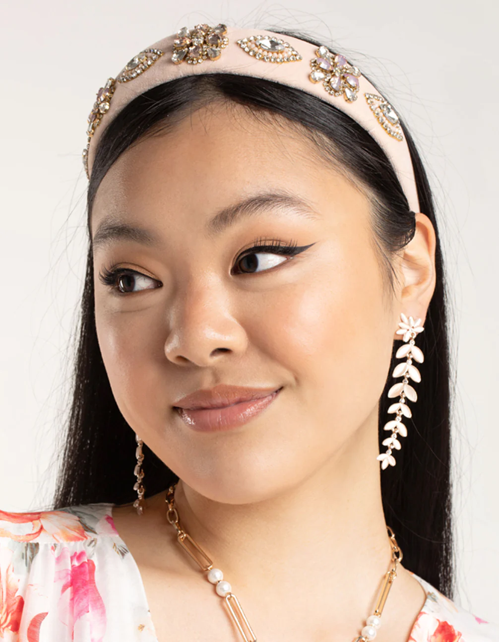 Velvet Embellished Headband - Image 2