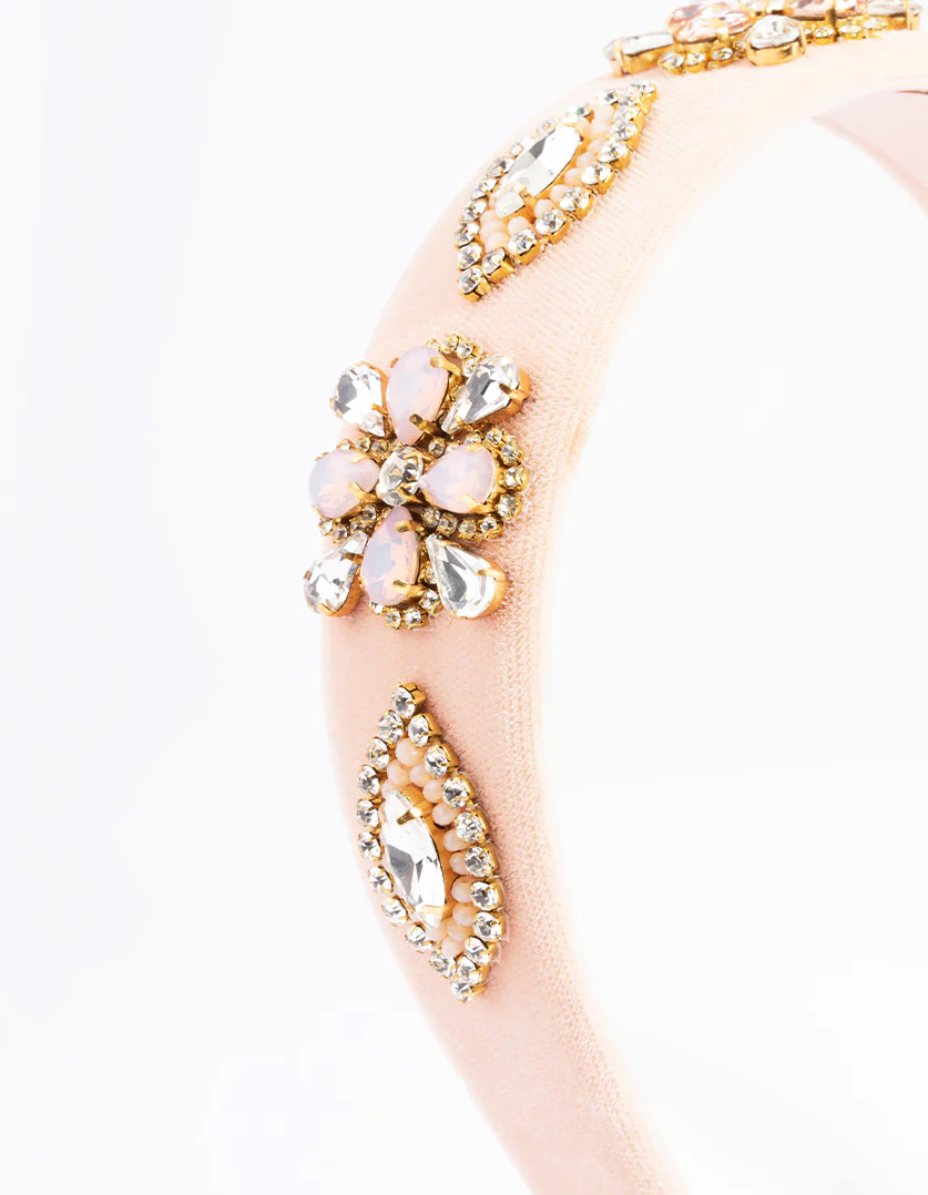 Velvet Embellished Headband - Image 4