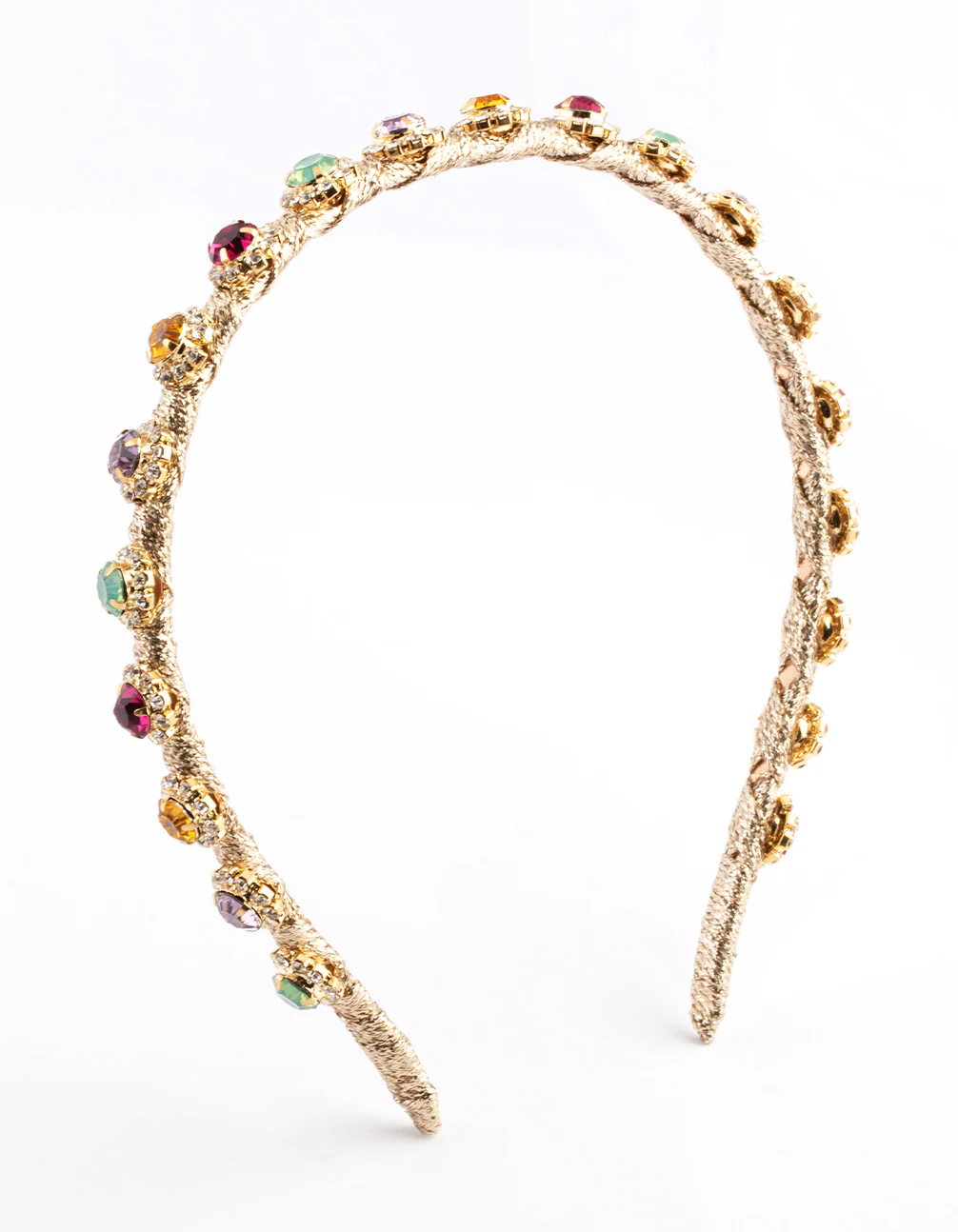 Mixed Stone Diamante Headband - Image 4