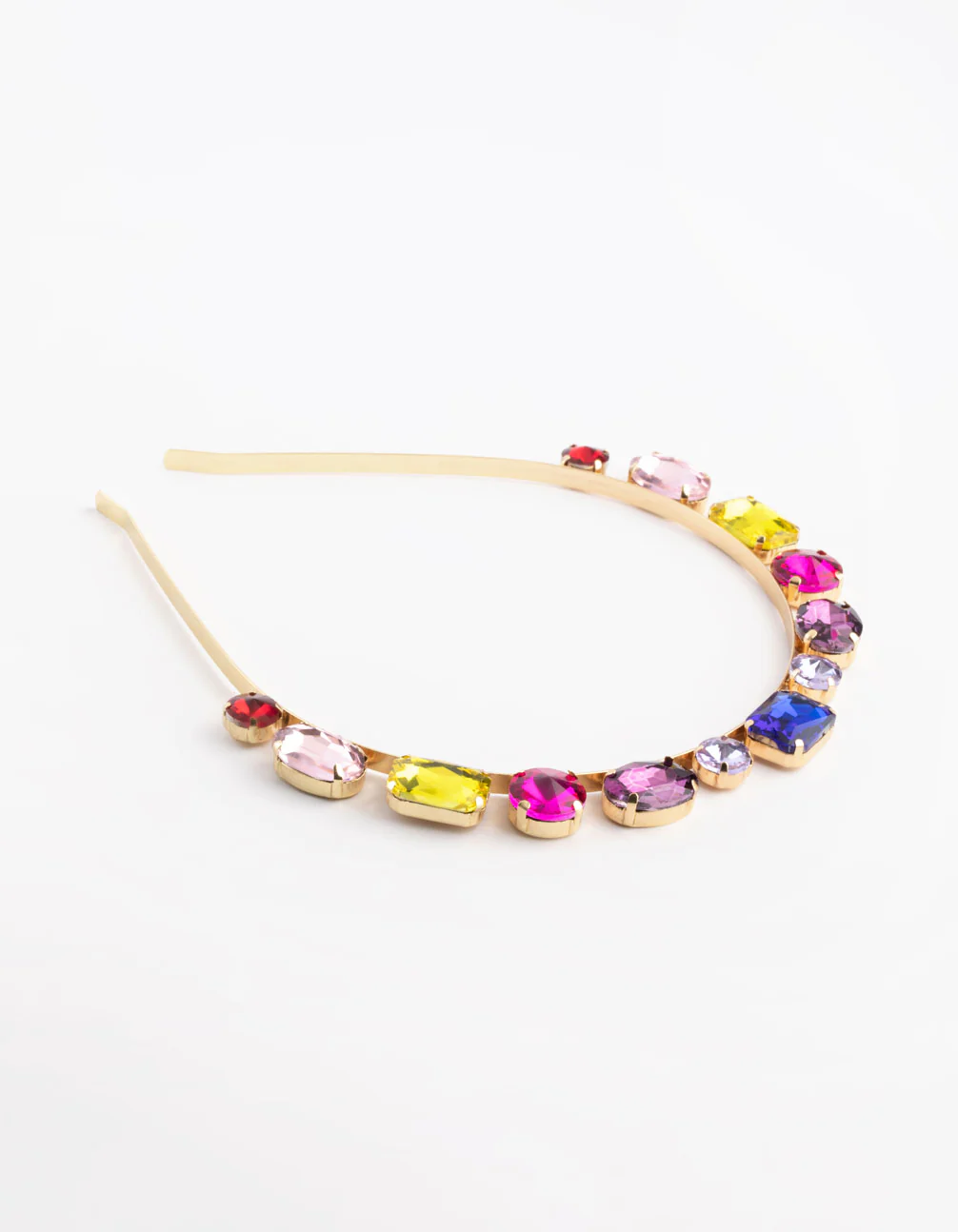 Embellished Multi Faceted Stone Headband - Image 4