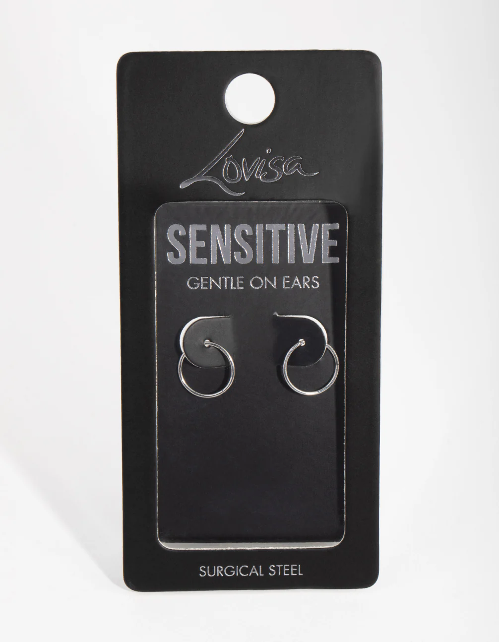 Surgical Steel Fine 10mm Sleeper Earrings - Image 6